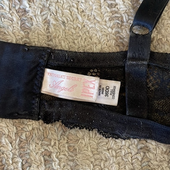 Victoria secret angel ipex 36DD bra, black, lace, full coverage - Picture 4 of 4
